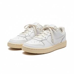 Nike Court Vision Low White Yellow Sneakers Youth‎ Size 5Y CD7000 100